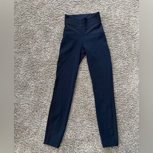 Lululemon Womens High Waist Athletic Navy Blue Leggings No Size Dot